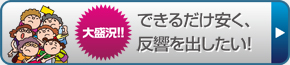 できるだけ安く、でも反響を出したい！